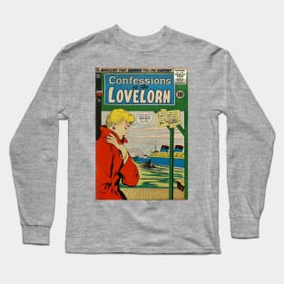 Vintage Confessions of the Lovelorn Cover Long Sleeve T-Shirt